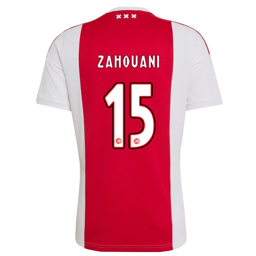 Danxen Niño Camiseta Fouad Zahouani #15 Rojo Blanco Amarillo 1ª Equipación 2026/27 La Camisa