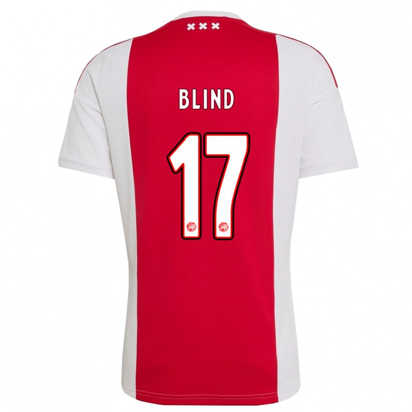 Danxen Niño Camiseta Daley Blind #17 Rojo Blanco Amarillo 1ª Equipación 2026/27 La Camisa