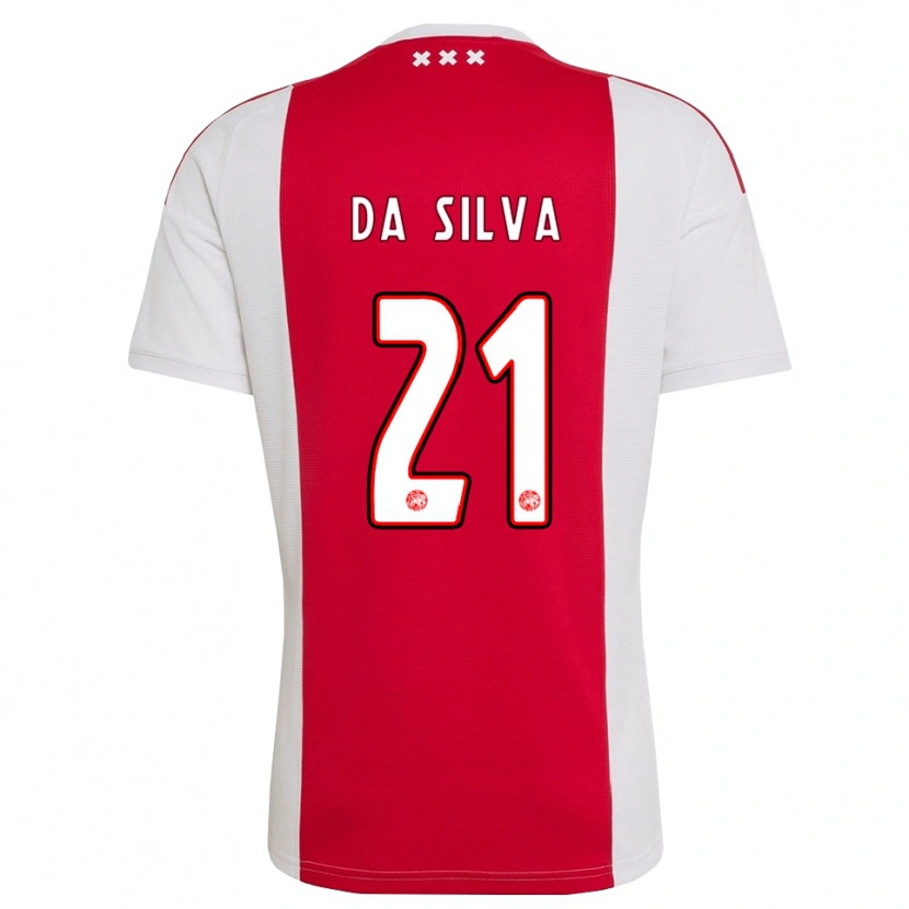 Danxen Niño Camiseta Paulo Da Silva #21 Rojo Blanco Amarillo 1ª Equipación 2026/27 La Camisa