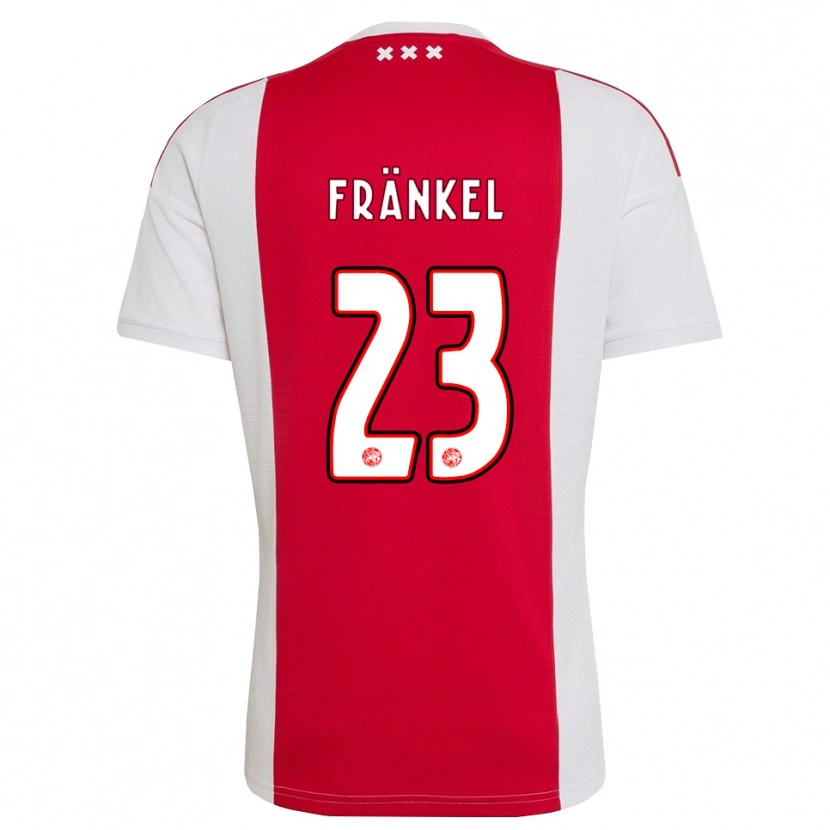 Danxen Niño Camiseta Leroy Fränkel #23 Rojo Blanco Amarillo 1ª Equipación 2026/27 La Camisa