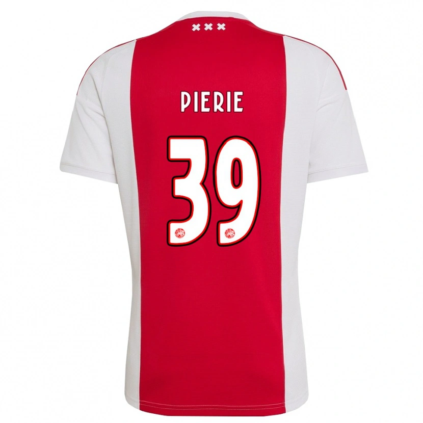 Danxen Niño Camiseta Kik Pierie #39 Rojo Blanco Amarillo 1ª Equipación 2026/27 La Camisa