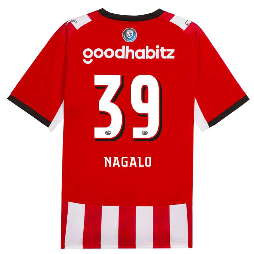 Danxen Niño Camiseta Adamo Nagalo #39 Rojo Blanco Negro 1ª Equipación 2026/27 La Camisa