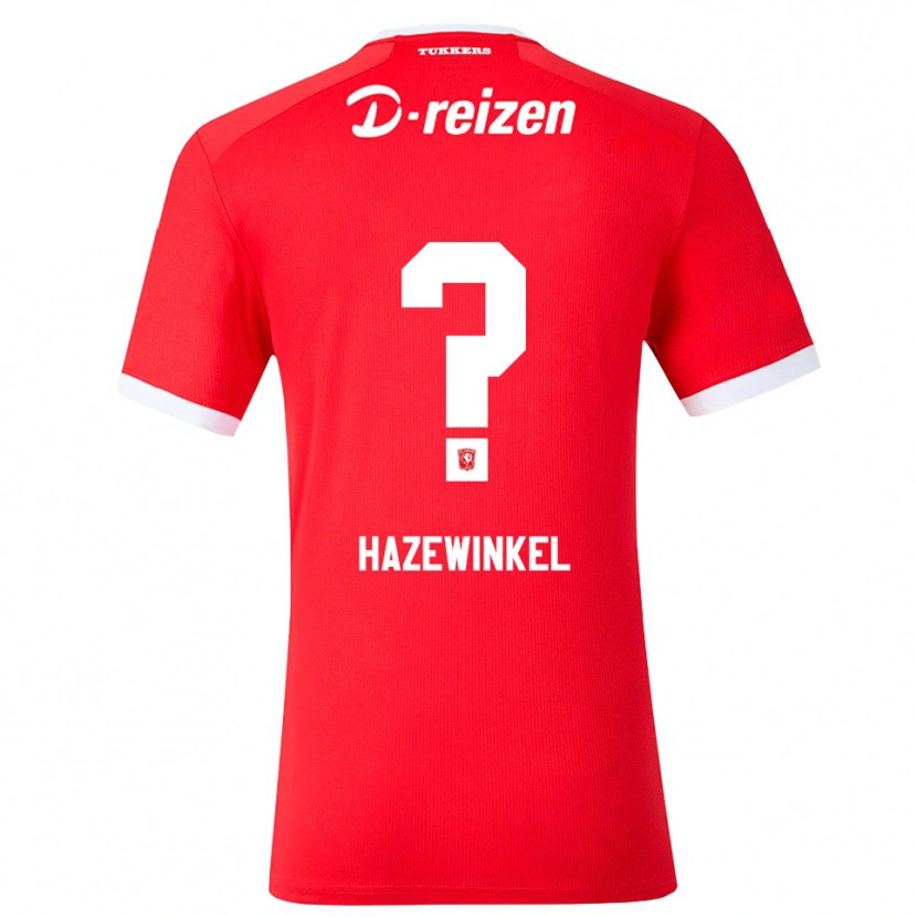 Danxen Niño Camiseta Ruben Hazewinkel #0 Rojo Blanco 1ª Equipación 2026/27 La Camisa