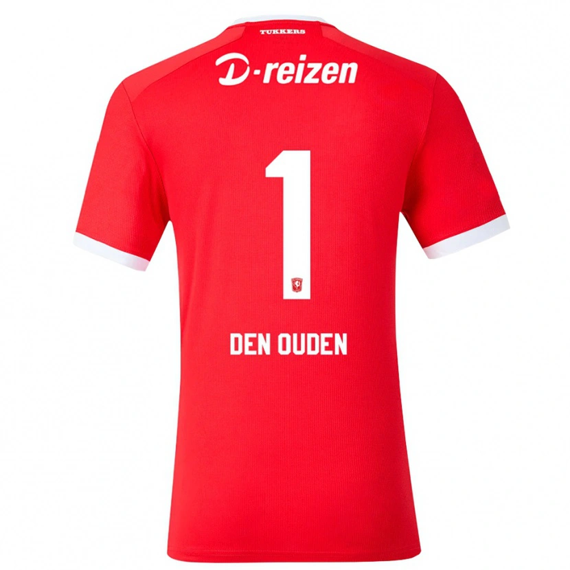 Danxen Niño Camiseta Jim Den Ouden #1 Rojo Blanco 1ª Equipación 2026/27 La Camisa
