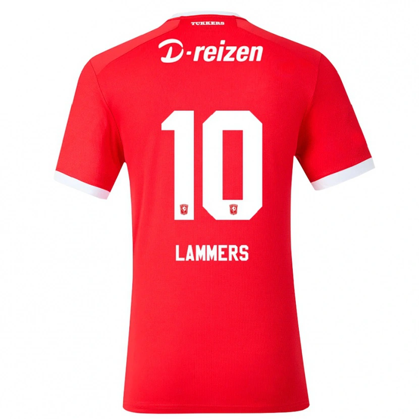 Danxen Niño Camiseta Sam Lammers #10 Rojo Blanco 1ª Equipación 2026/27 La Camisa