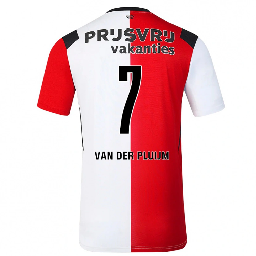 Danxen Niño Camiseta Marvin Van Der Pluijm #7 Rojo Blanco Negro 1ª Equipación 2026/27 La Camisa