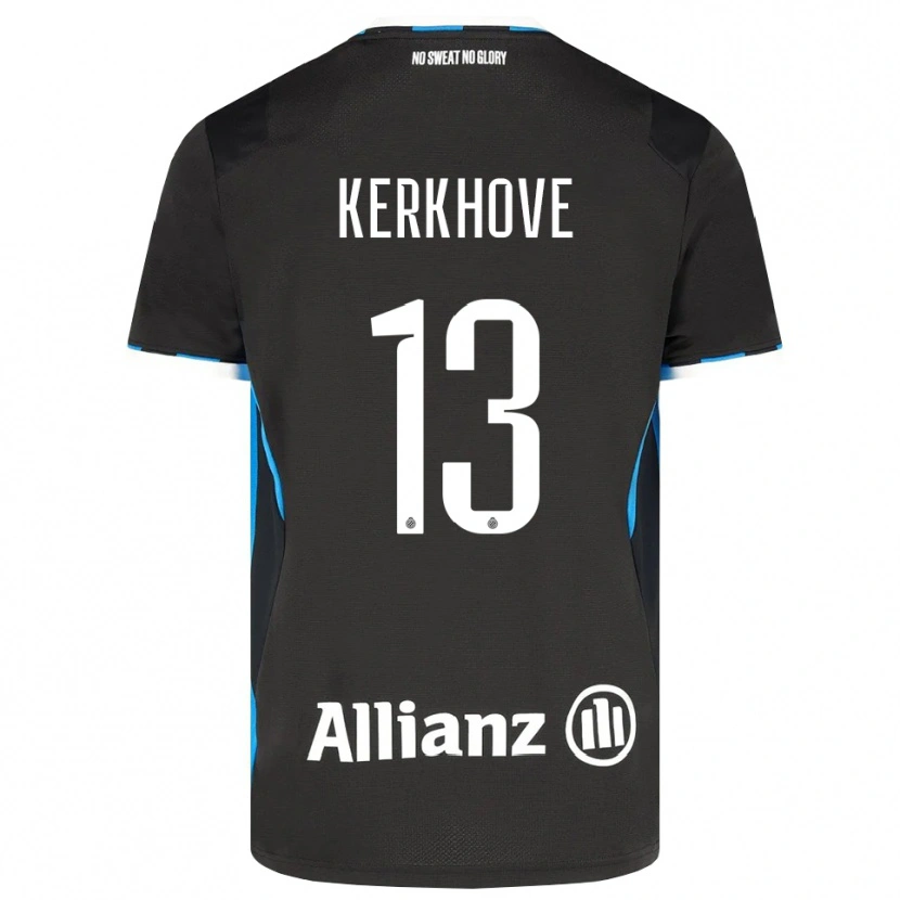 Danxen Niño Camiseta Angel Kerkhove #13 Negro Rojo Azul 1ª Equipación 2026/27 La Camisa