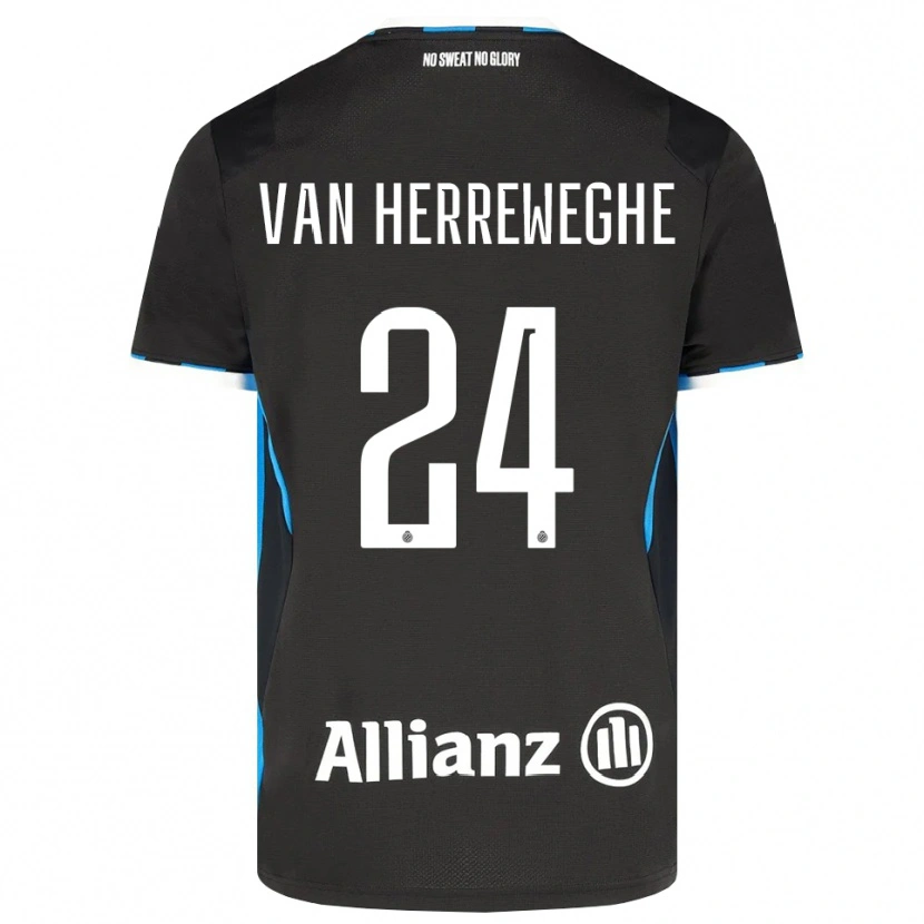 Danxen Niño Camiseta Febe Van Herreweghe #24 Negro Rojo Azul 1ª Equipación 2026/27 La Camisa