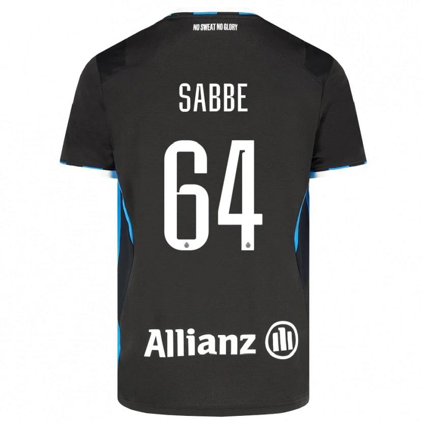 Danxen Niño Camiseta Kyriani Sabbe #64 Negro Rojo Azul 1ª Equipación 2026/27 La Camisa