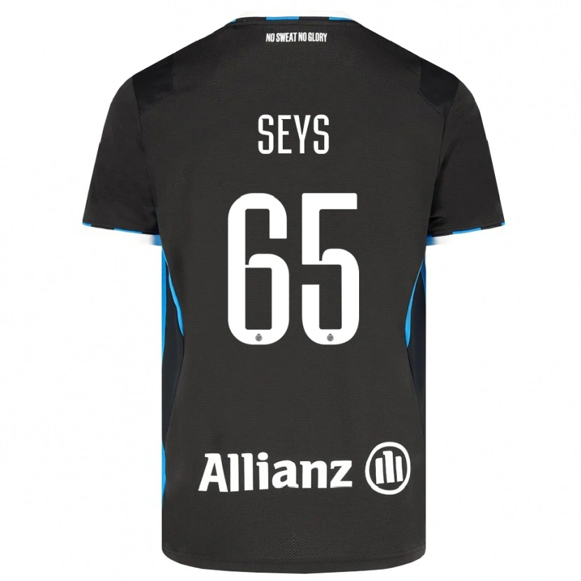 Danxen Niño Camiseta Joaquin Seys #65 Negro Rojo Azul 1ª Equipación 2026/27 La Camisa