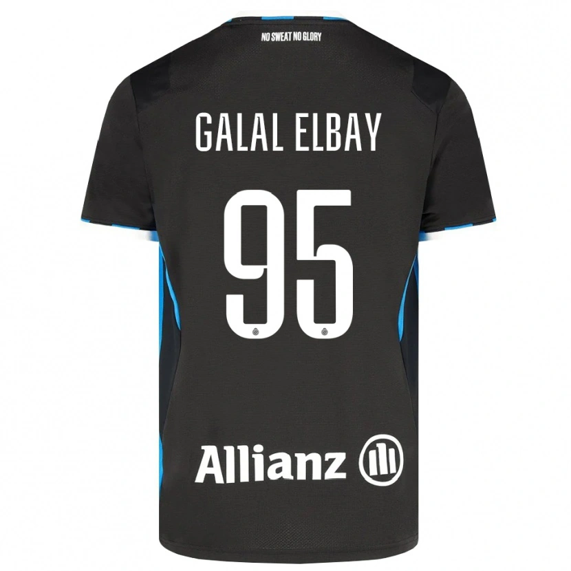 Danxen Niño Camiseta Mohamed Galal Elbay #95 Negro Rojo Azul 1ª Equipación 2026/27 La Camisa
