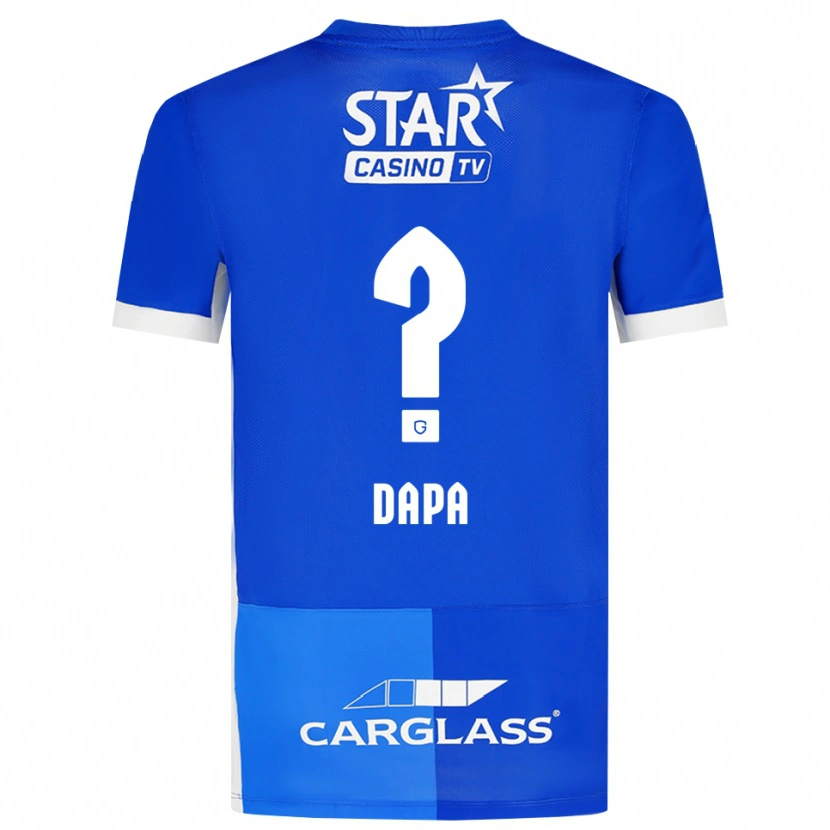 Danxen Niño Camiseta Melvyn Dapa #0 Azulmedio Azulreal Blanco 1ª Equipación 2026/27 La Camisa