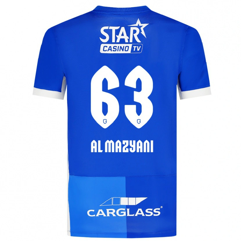 Danxen Niño Camiseta Faissal Al Mazyani #63 Azulmedio Azulreal Blanco 1ª Equipación 2026/27 La Camisa