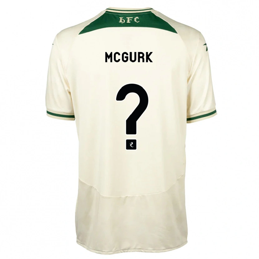 Danxen Niño Camiseta Ellis Mcgurk #0 Blanco Verde Bosque 2ª Equipación 2026/27 La Camisa