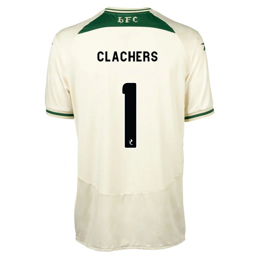 Danxen Niño Camiseta Erin Clachers #1 Blanco Verde Bosque 2ª Equipación 2026/27 La Camisa