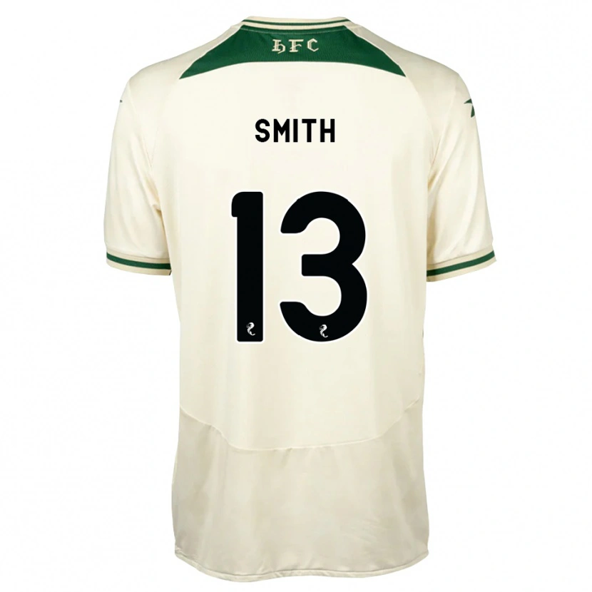 Danxen Niño Camiseta Jordan Smith #13 Blanco Verde Bosque 2ª Equipación 2026/27 La Camisa