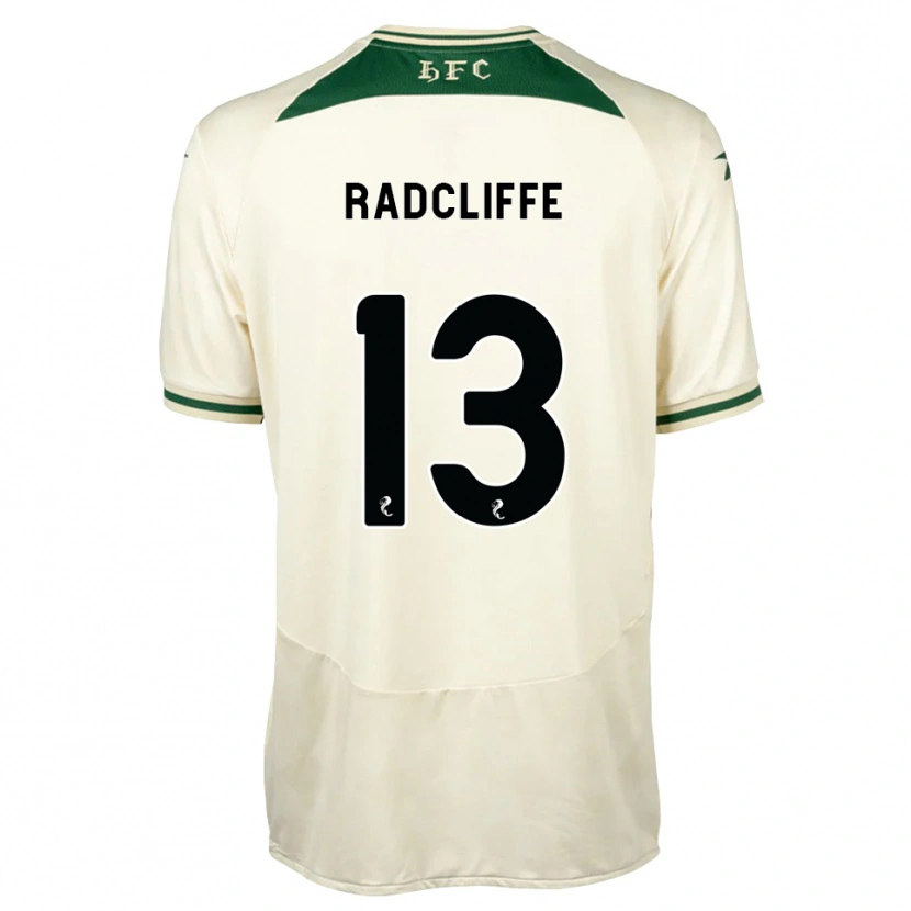 Danxen Niño Camiseta Josh Radcliffe #13 Blanco Verde Bosque 2ª Equipación 2026/27 La Camisa