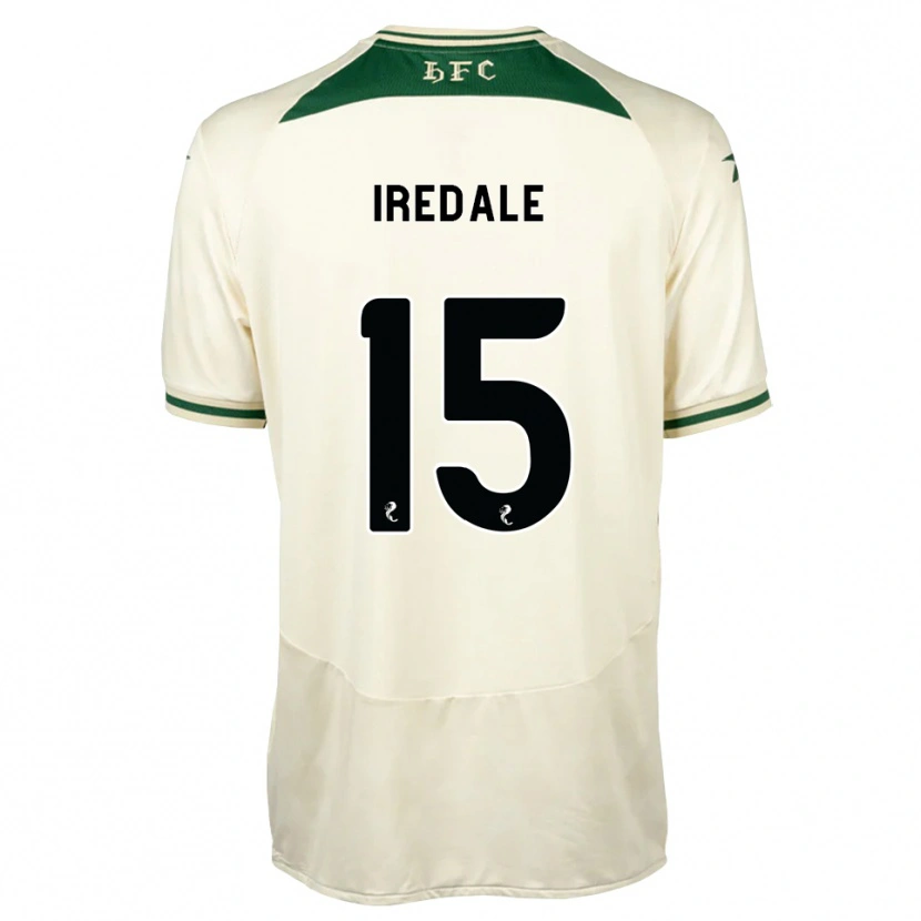 Danxen Niño Camiseta Jack Iredale #15 Blanco Verde Bosque 2ª Equipación 2026/27 La Camisa