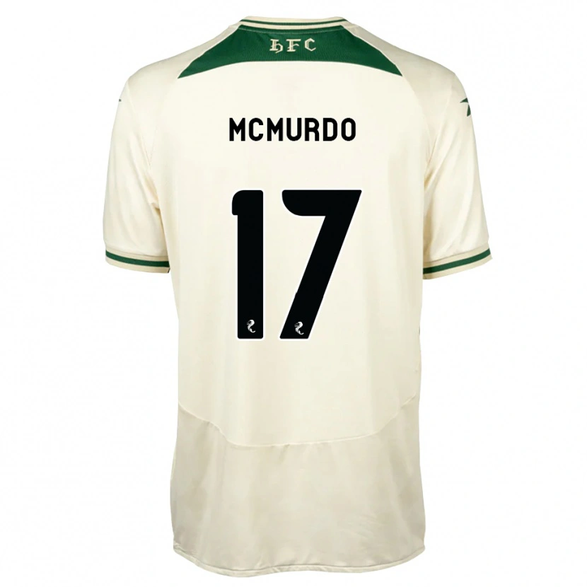 Danxen Niño Camiseta Jamie Mcmurdo #17 Blanco Verde Bosque 2ª Equipación 2026/27 La Camisa