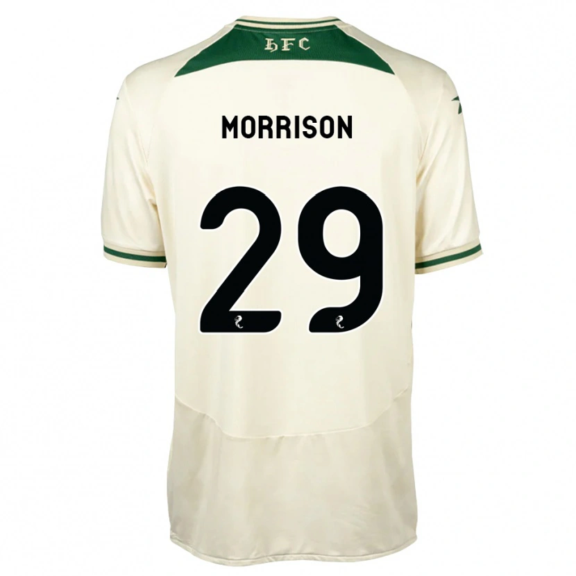 Danxen Niño Camiseta Kirsty Morrison #29 Blanco Verde Bosque 2ª Equipación 2026/27 La Camisa
