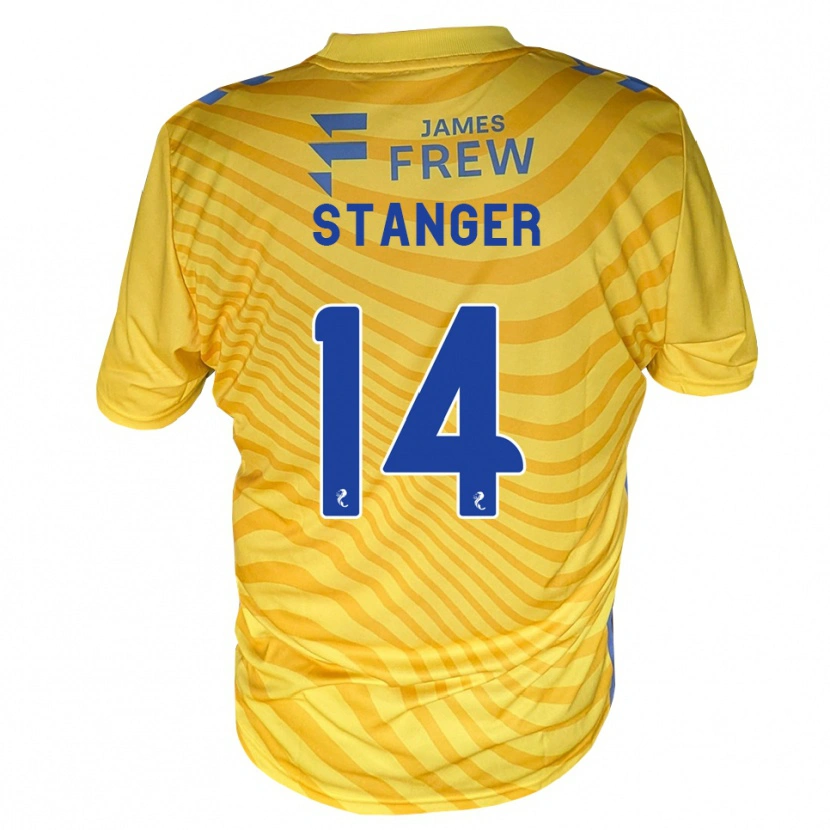 Danxen Niño Camiseta George Stanger #14 Azul Real Amarillo 2ª Equipación 2026/27 La Camisa