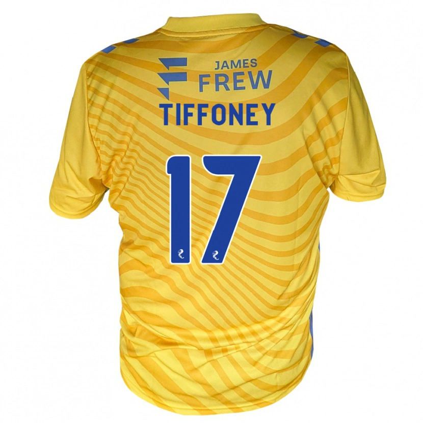 Danxen Niño Camiseta Scott Tiffoney #17 Azul Real Amarillo 2ª Equipación 2026/27 La Camisa