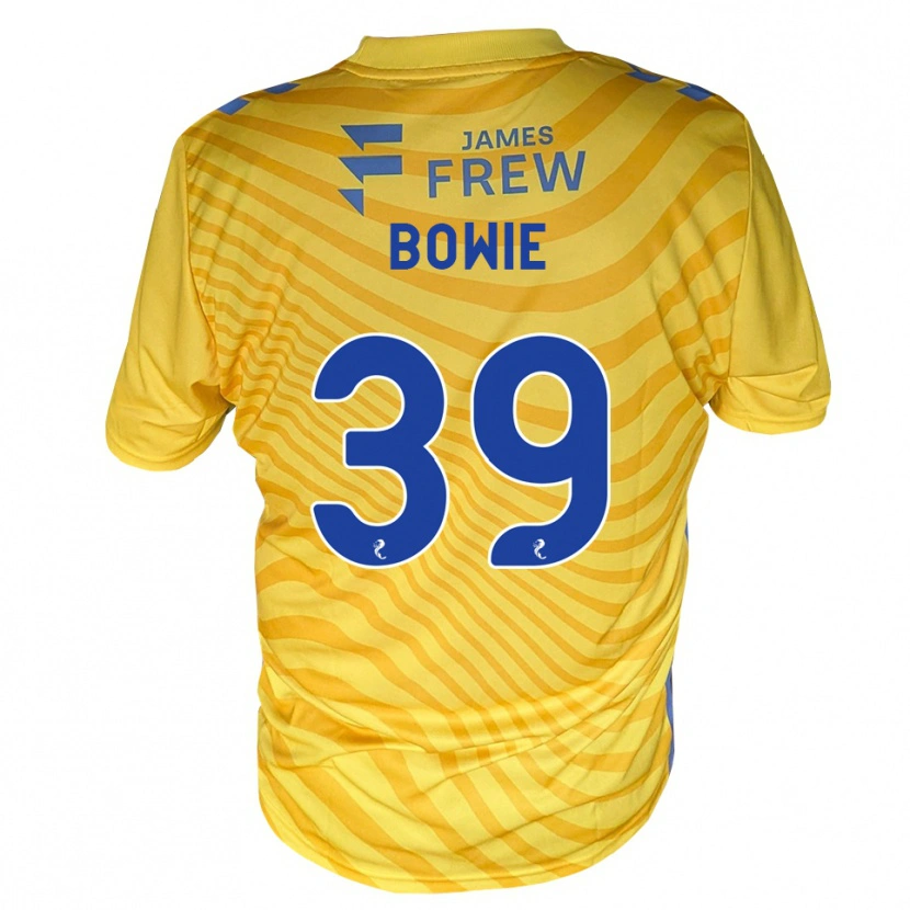 Danxen Niño Camiseta Euan Bowie #39 Azul Real Amarillo 2ª Equipación 2026/27 La Camisa