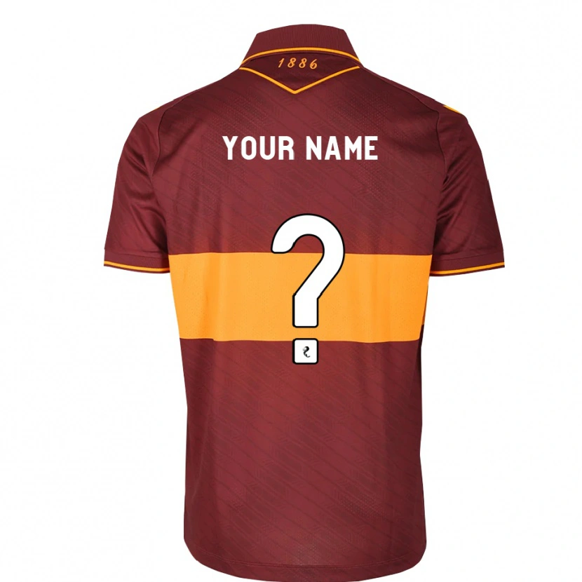 Danxen Niño Camiseta Su Nombre #0 Naranja Granate 2ª Equipación 2026/27 La Camisa