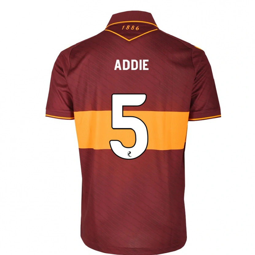 Danxen Niño Camiseta Jo Addie #5 Naranja Granate 2ª Equipación 2026/27 La Camisa