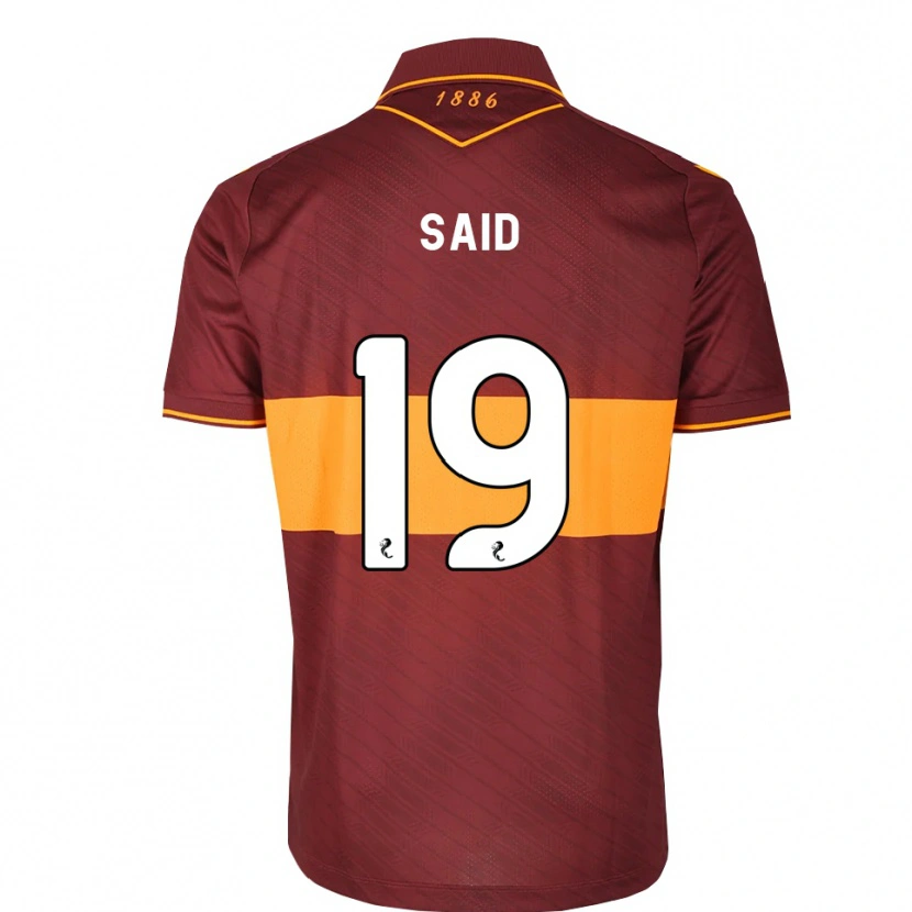 Danxen Niño Camiseta Ibrahim Said #19 Naranja Granate 2ª Equipación 2026/27 La Camisa
