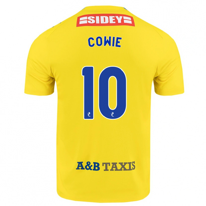 Danxen Niño Camiseta Ellie-May Cowie #10 Amarillo Azul Negro 2ª Equipación 2026/27 La Camisa