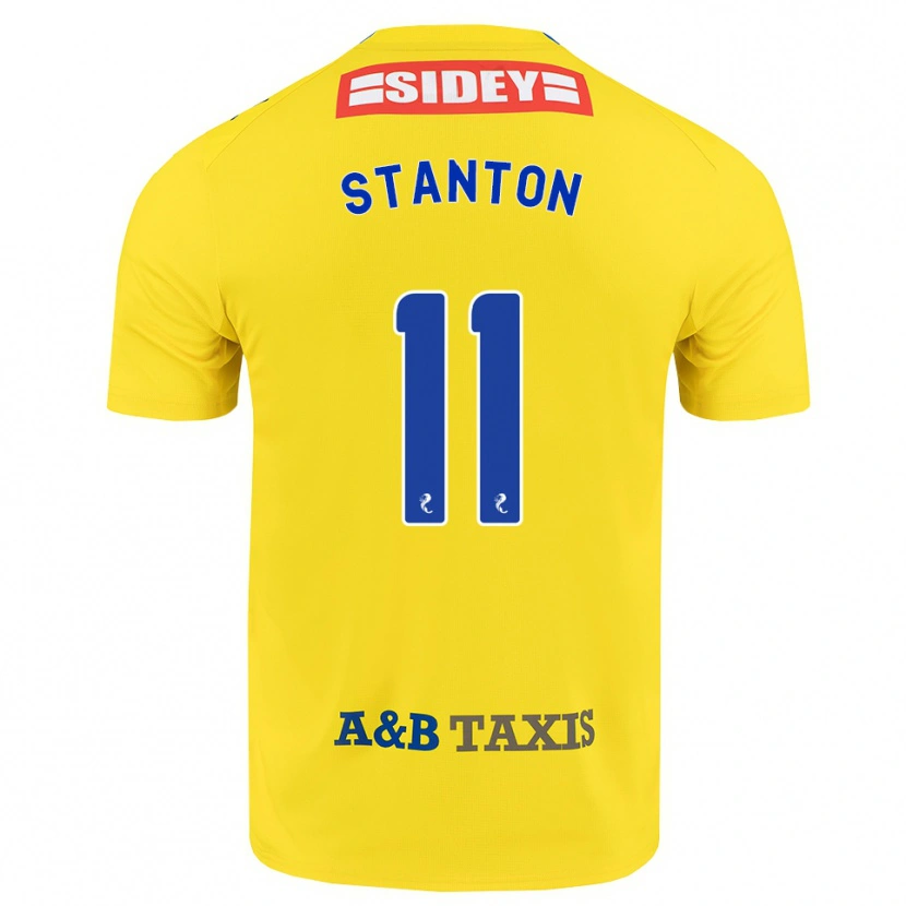 Danxen Niño Camiseta Sam Stanton #11 Amarillo Azul Negro 2ª Equipación 2026/27 La Camisa