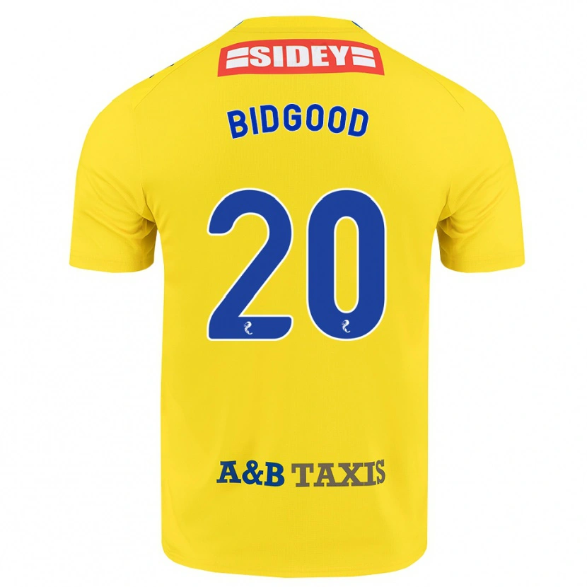 Danxen Niño Camiseta Aoife Bidgood #20 Amarillo Azul Negro 2ª Equipación 2026/27 La Camisa
