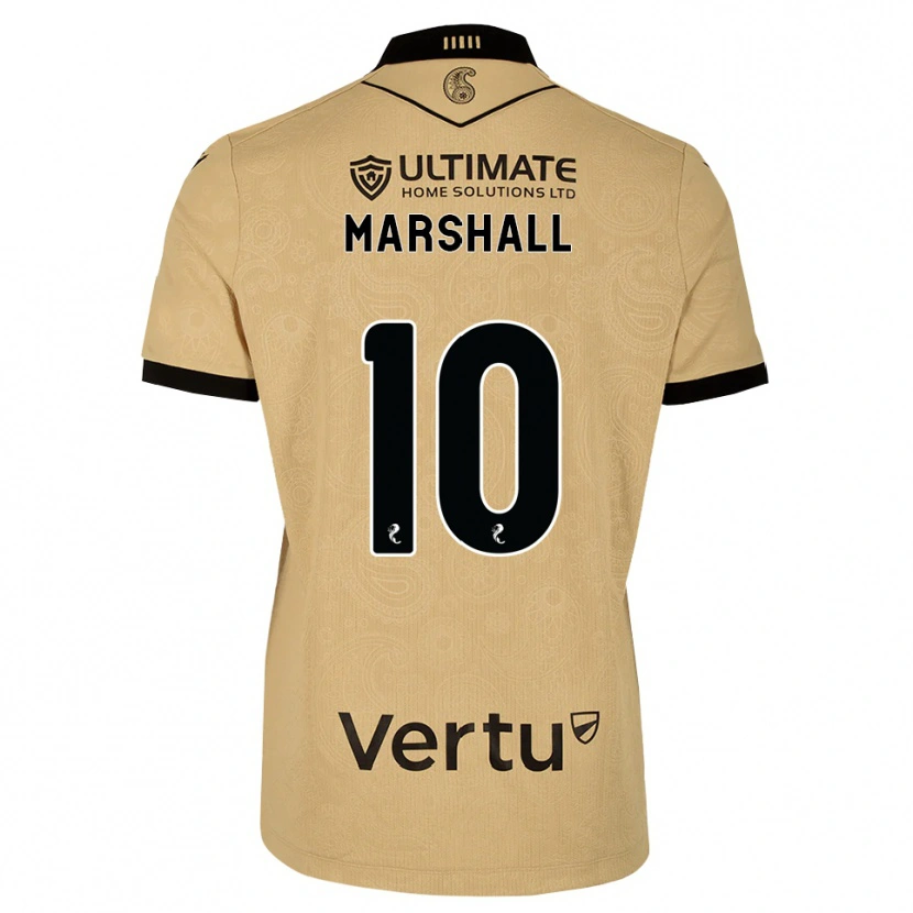 Danxen Niño Camiseta Lewis Marshall #10 Madera De Burlón Negro 2ª Equipación 2026/27 La Camisa