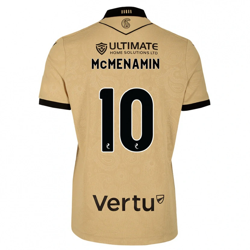Danxen Niño Camiseta Conor Mcmenamin #10 Madera De Burlón Negro 2ª Equipación 2026/27 La Camisa