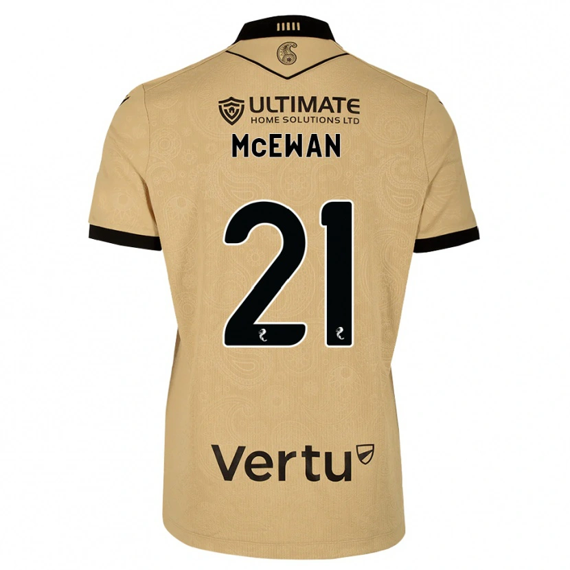 Danxen Niño Camiseta Carter Mcewan #21 Madera De Burlón Negro 2ª Equipación 2026/27 La Camisa