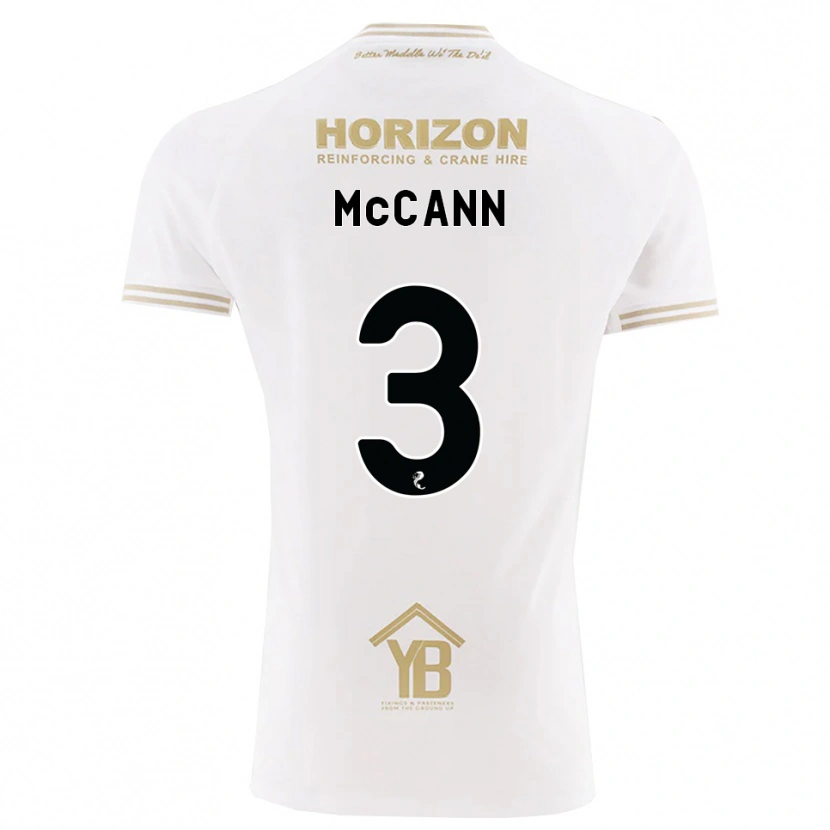 Danxen Niño Camiseta Leon Mccann #3 Trigo Blanco 2ª Equipación 2026/27 La Camisa