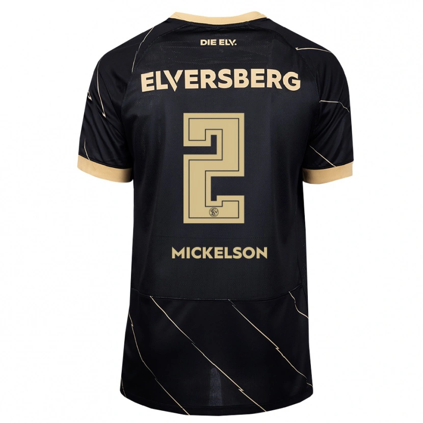 Danxen Niño Camiseta Nicholas Mickelson #2 Negro Marrón 2ª Equipación 2026/27 La Camisa