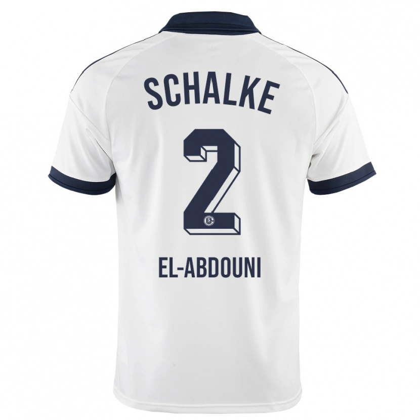 Danxen Niño Camiseta Amir El-Abdouni #2 Negro Blanco 2ª Equipación 2026/27 La Camisa