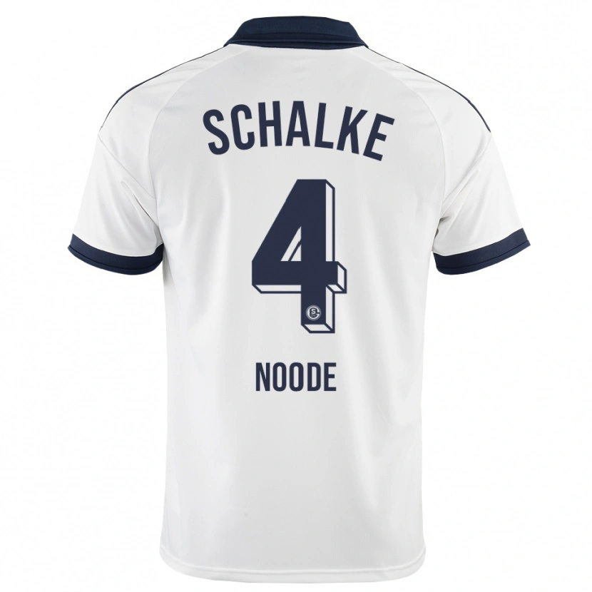 Danxen Niño Camiseta Steve Noode #4 Negro Blanco 2ª Equipación 2026/27 La Camisa