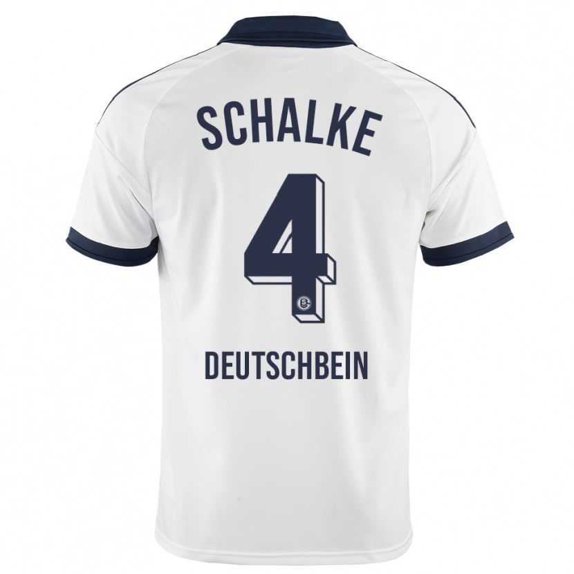 Danxen Niño Camiseta Lasse Deutschbein #4 Negro Blanco 2ª Equipación 2026/27 La Camisa
