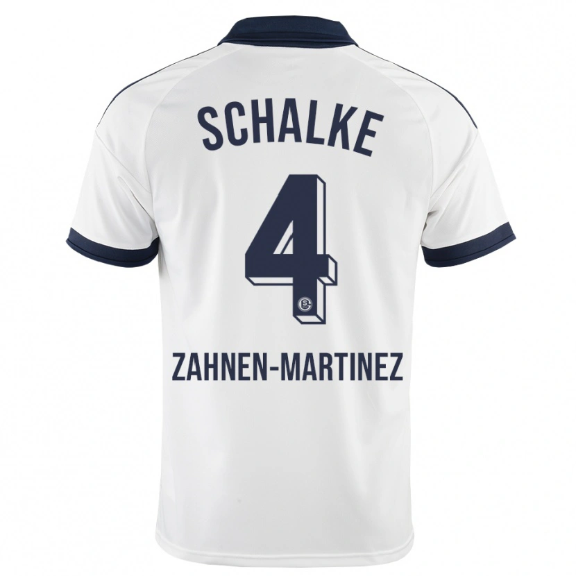 Danxen Niño Camiseta Pablo Zahnen-Martinez #4 Negro Blanco 2ª Equipación 2026/27 La Camisa