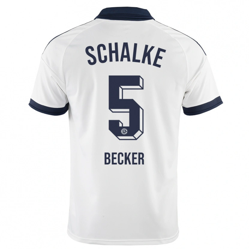 Danxen Niño Camiseta Timo Becker #5 Negro Blanco 2ª Equipación 2026/27 La Camisa