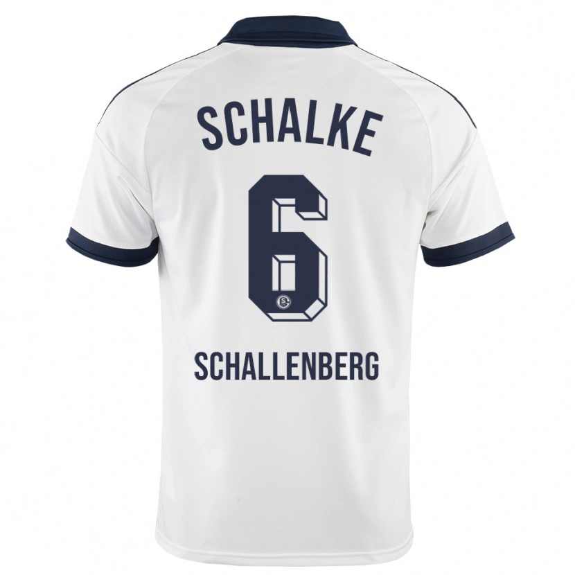 Danxen Niño Camiseta Ron Schallenberg #6 Negro Blanco 2ª Equipación 2026/27 La Camisa