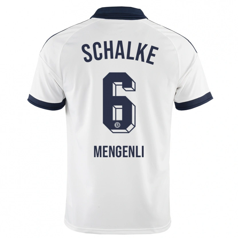 Danxen Niño Camiseta Yusuf Mengenli #6 Negro Blanco 2ª Equipación 2026/27 La Camisa