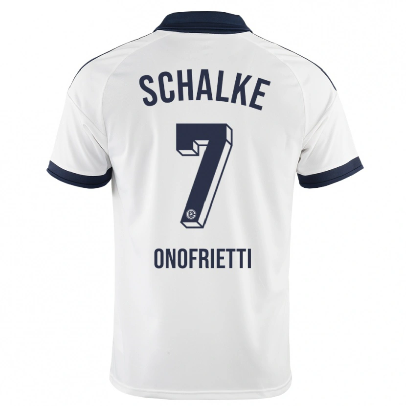 Danxen Niño Camiseta Vincenzo Onofrietti #7 Negro Blanco 2ª Equipación 2026/27 La Camisa