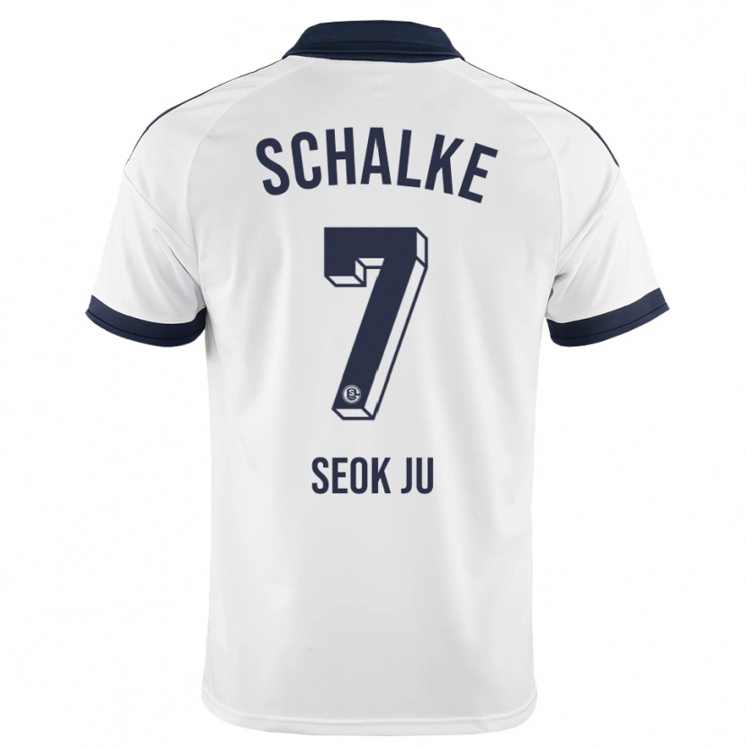 Danxen Niño Camiseta Seok-Ju Hong #7 Negro Blanco 2ª Equipación 2026/27 La Camisa