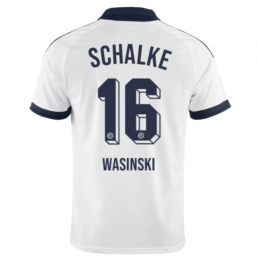 Danxen Niño Camiseta Martin Wasinski #16 Negro Blanco 2ª Equipación 2026/27 La Camisa