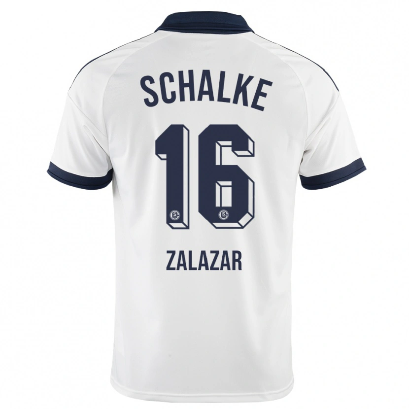 Danxen Niño Camiseta Mauro Zalazar #16 Negro Blanco 2ª Equipación 2026/27 La Camisa