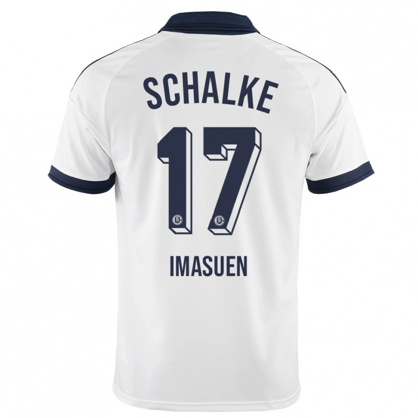 Danxen Niño Camiseta Joel Imasuen #17 Negro Blanco 2ª Equipación 2026/27 La Camisa